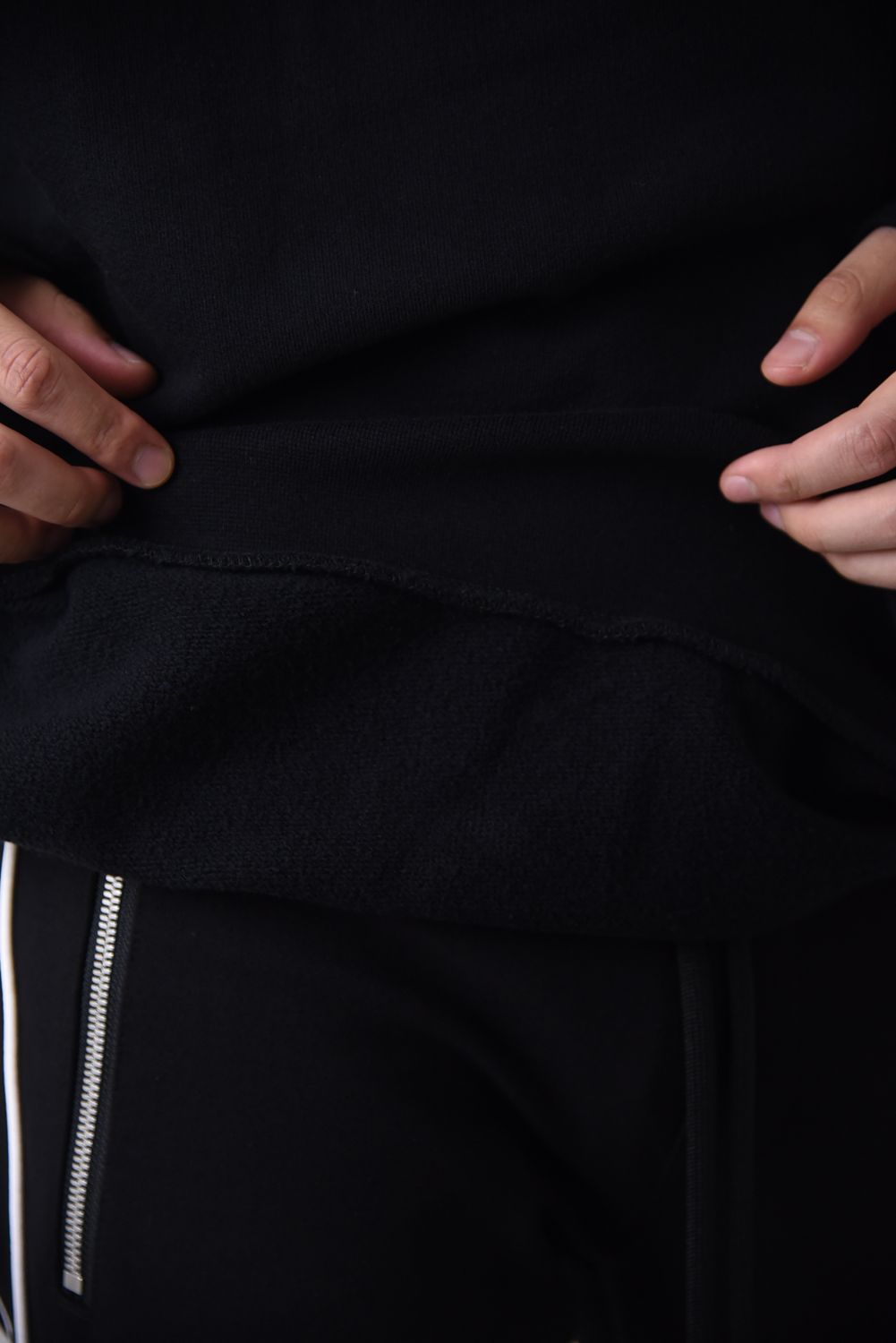 PANTS / COOL MAX® シアサッカー ロングパンツ ネイビー
