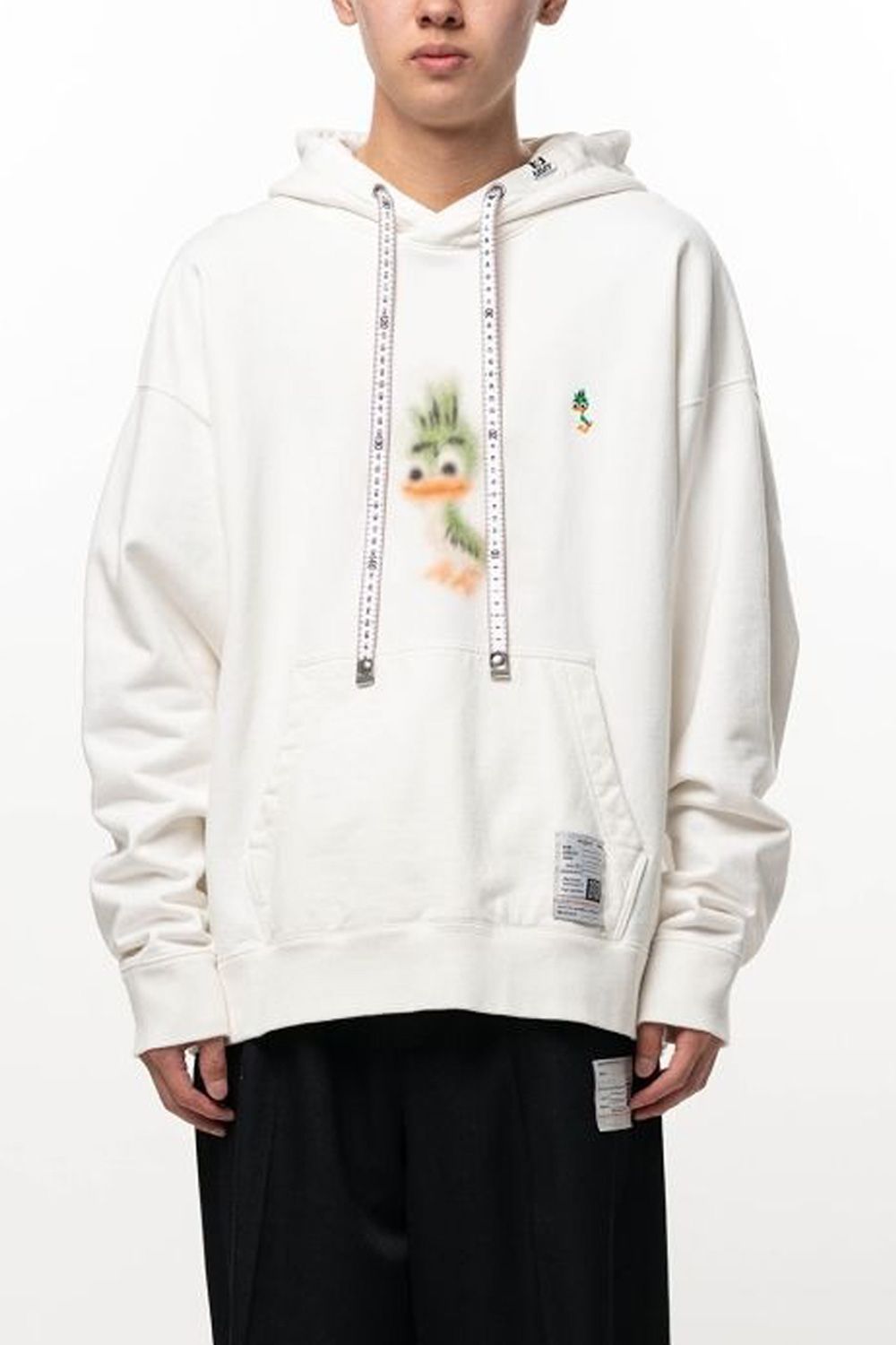 LEON PRINTED SWEAT HOODIE / キャラクタープリント パーカー (ホワイト)