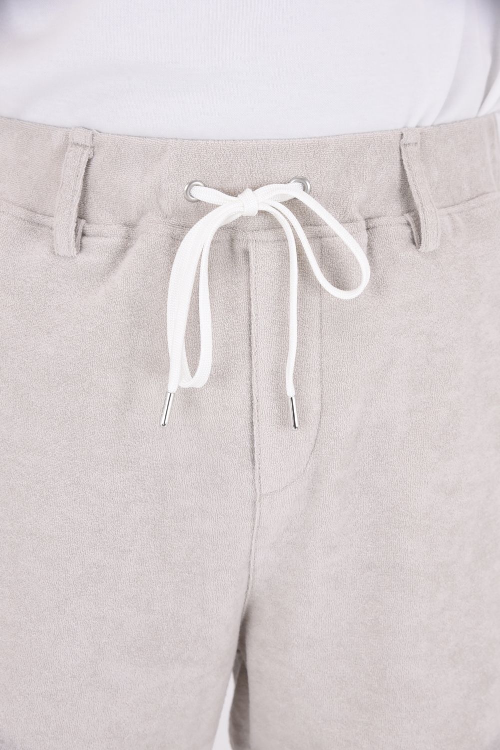TYLER PILE SHORTS / オーガニックコットン パイルショートパンツ グレージュ
