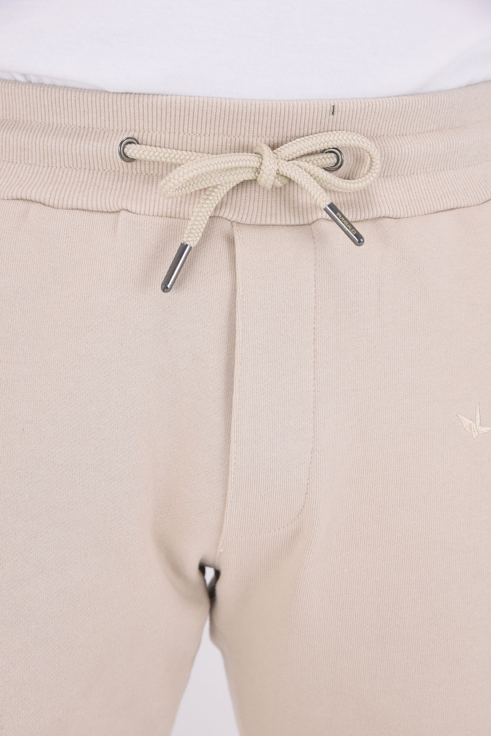 RHINESTONE LOGO LONG PANTS / ラインストーン ロゴロングパンツ (ベージュ)