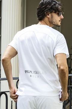 RHINESTONE T-SHIRT / ラインストーン バックロゴ Tシャツ (ホワイト)