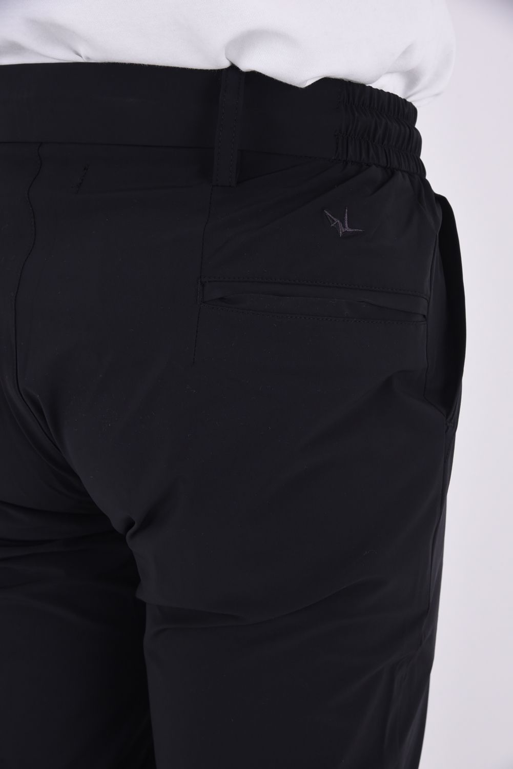 【26SS】【セットアップ】 NYLON JACKET & SLACKS / ナイロン テーラードシングルジャケット&イージースラックス (ブラック)