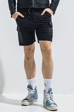 DARRELL CARGO SHORTS / 高機能ナイロンマイクロファイバー カーゴショートパンツ (ブラック) (6月上旬入荷予定) ※オーダー締切:2月15日(日)18時