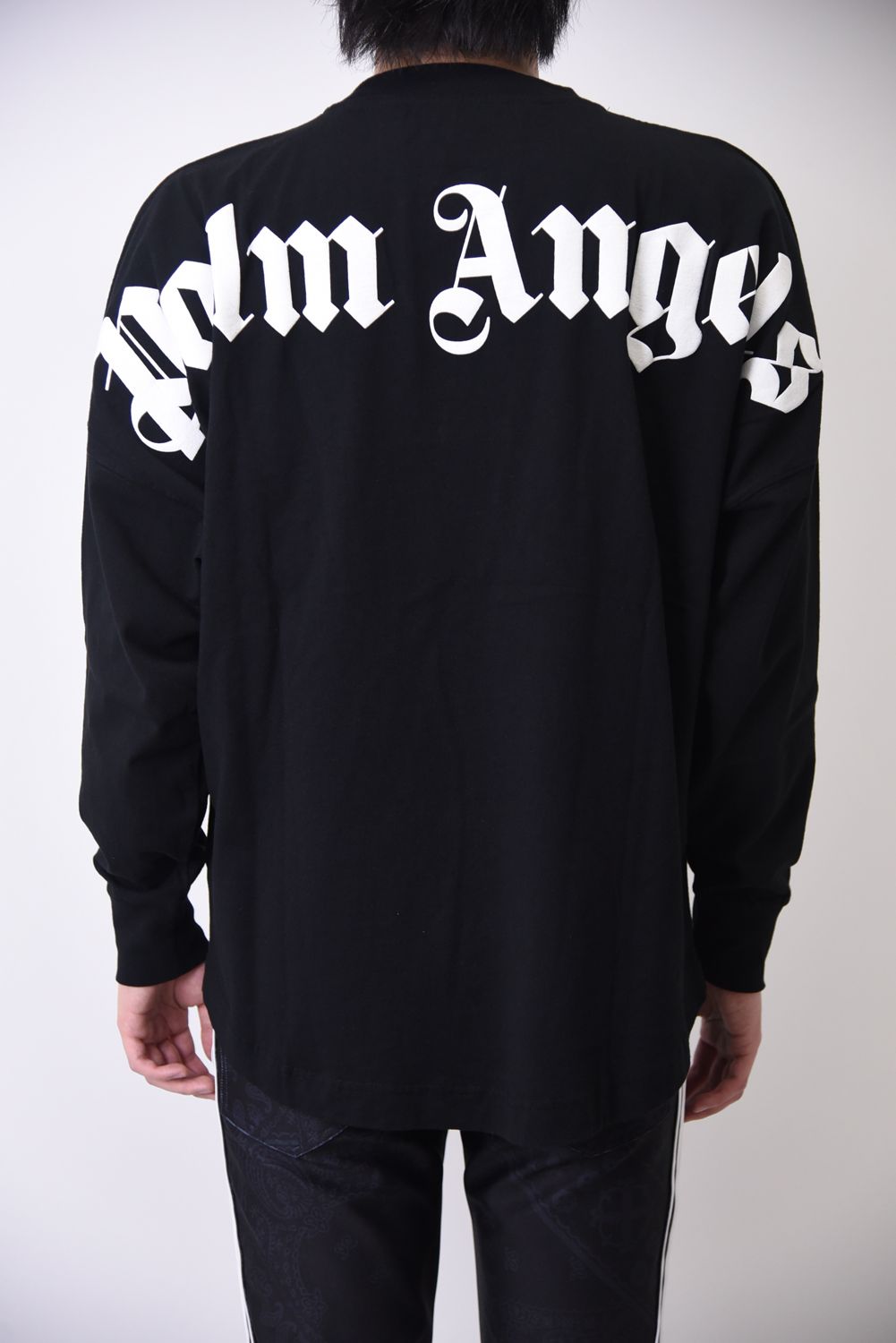 CLASSIC LOGO  OVER TEE  L/S / クラッシック ロゴ オーバー Tシャツ ロングスリーブ ブラック