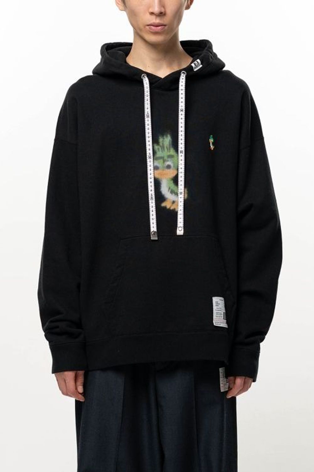 LEON PRINTED SWEAT HOODIE / キャラクタープリント パーカー (ブラック)