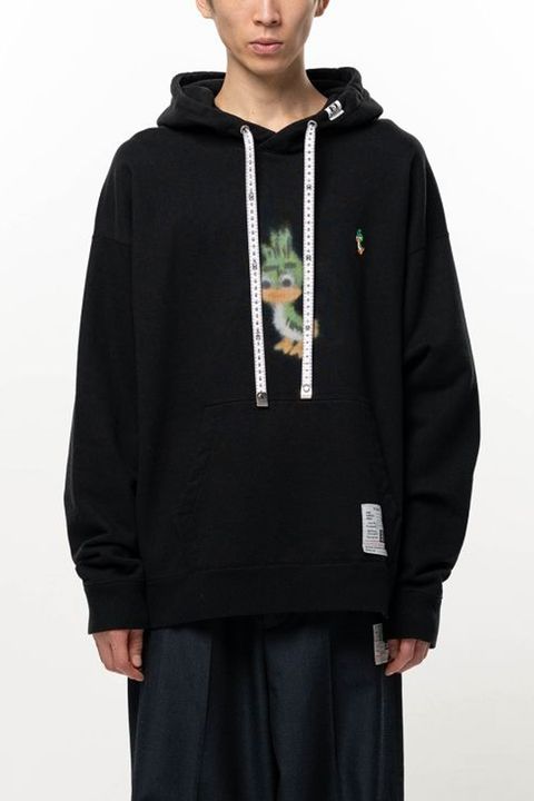 LEON PRINTED SWEAT HOODIE / キャラクタープリント パーカー (ブラック)
