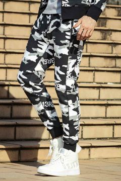 SUPER HEAVY 500 CAMO PANTS / スーパーヘビー スウェット カモ柄パンツ ブラックカモ