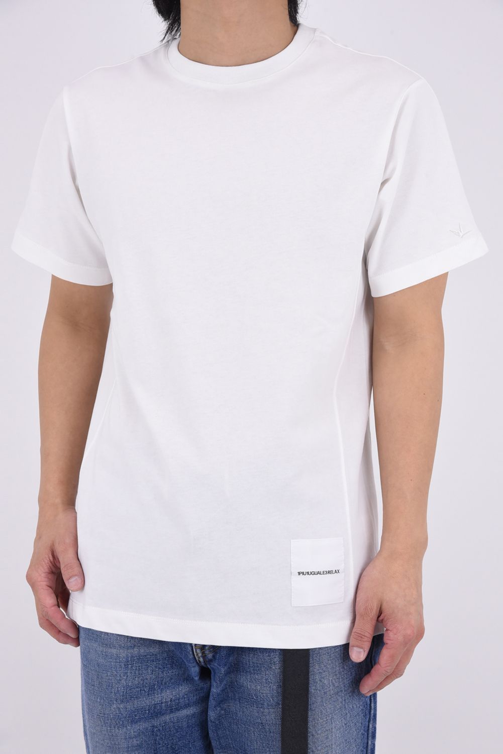 【26SS】 NAME PATCH T-SHIRT / ブランドロゴネームパッチ Tシャツ (ホワイト)