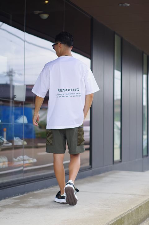 【RESOUND×ORATA×MIHARA】ナイロンギアパンツをベースとしたシンプルコーデ