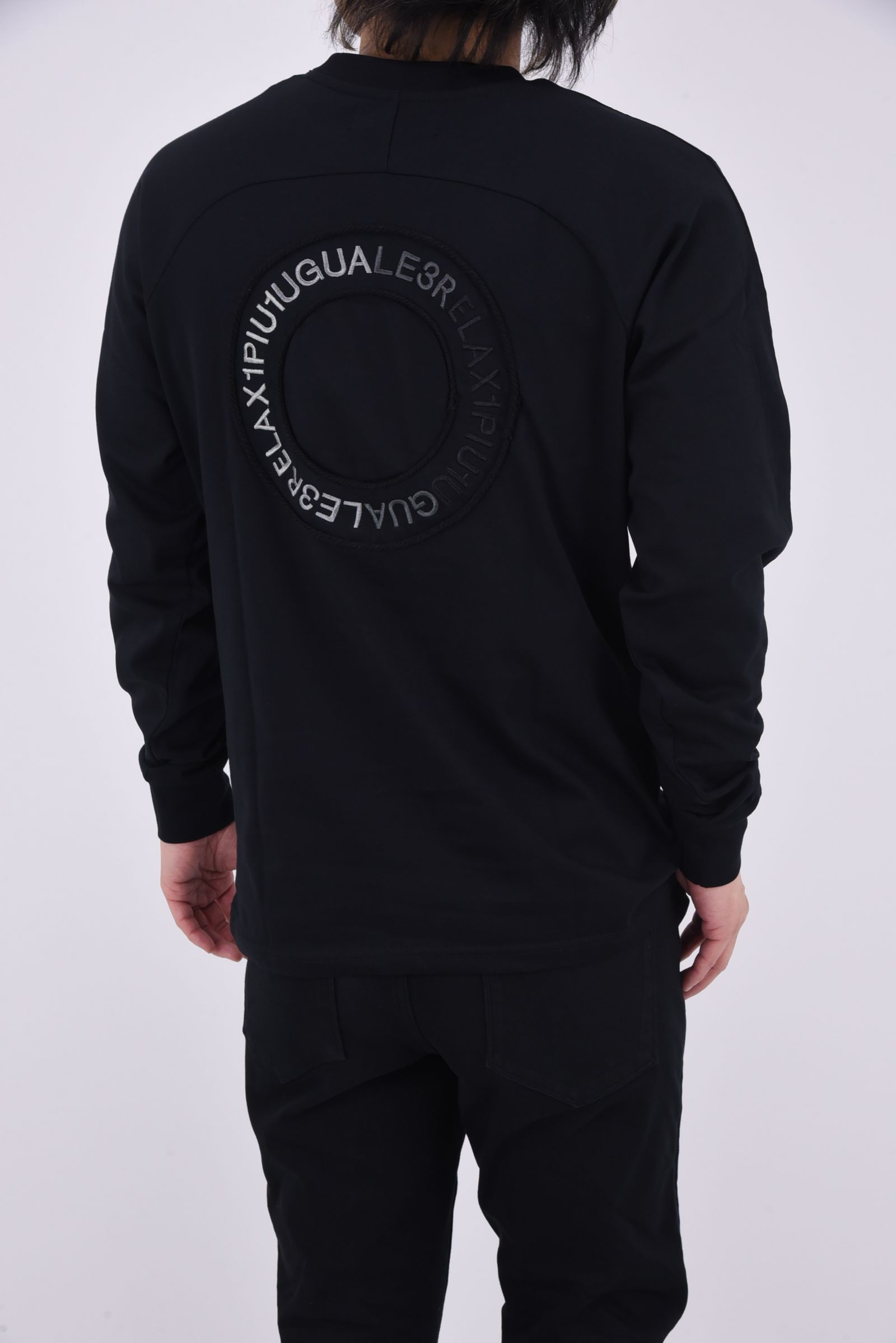CIRCLE LONG T-SHIRT / サークルロゴ ロングスリーブ (ブラック)
