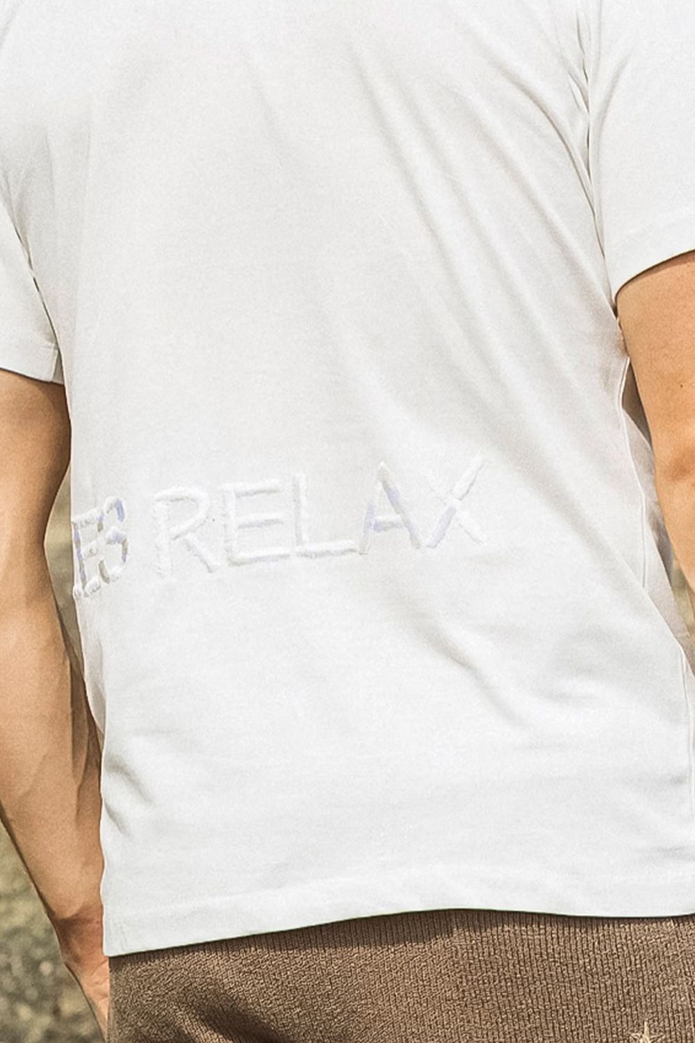 【26SS】 HAND EMBROIDERED LOGO T-SHIRT / ブランドロゴ刺繍 Tシャツ (ホワイト)