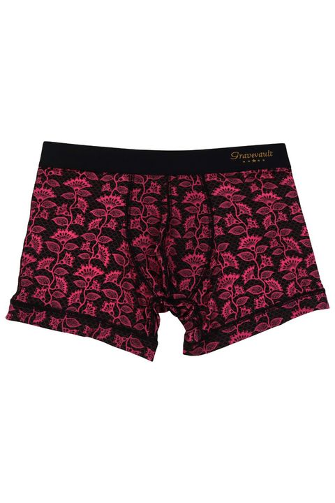 Barbed Flower Short Boxer - モードピンク