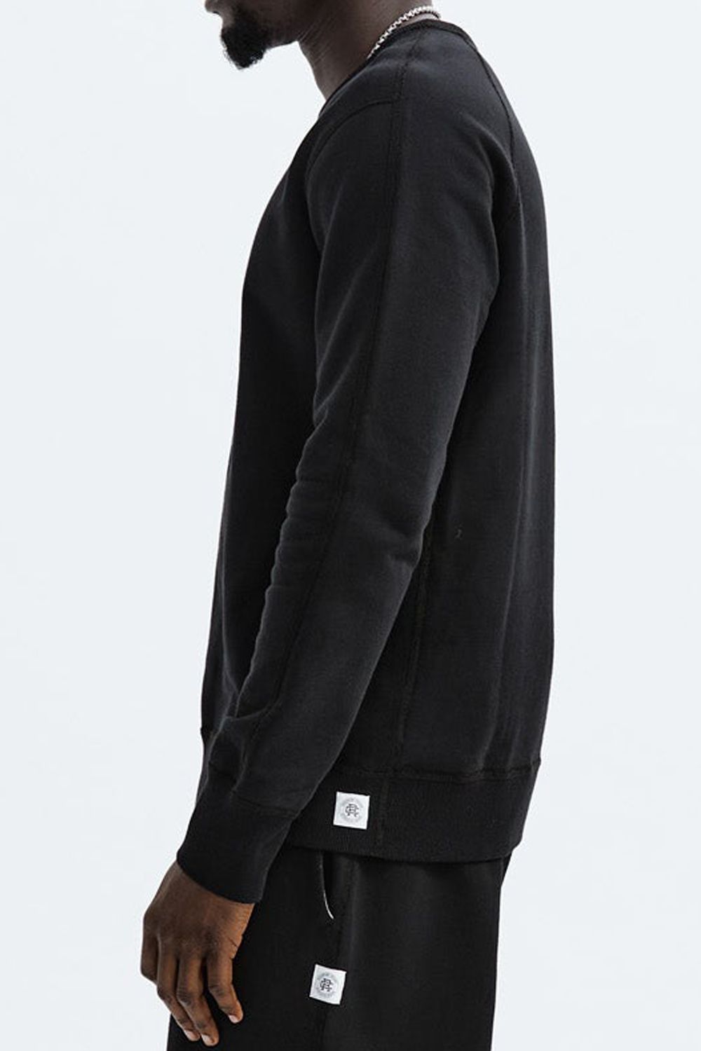 【国内正規品】 MIDWEIGHT TERRY CREWNECK / ミッドウェイト クルーネックスウェット ブラック