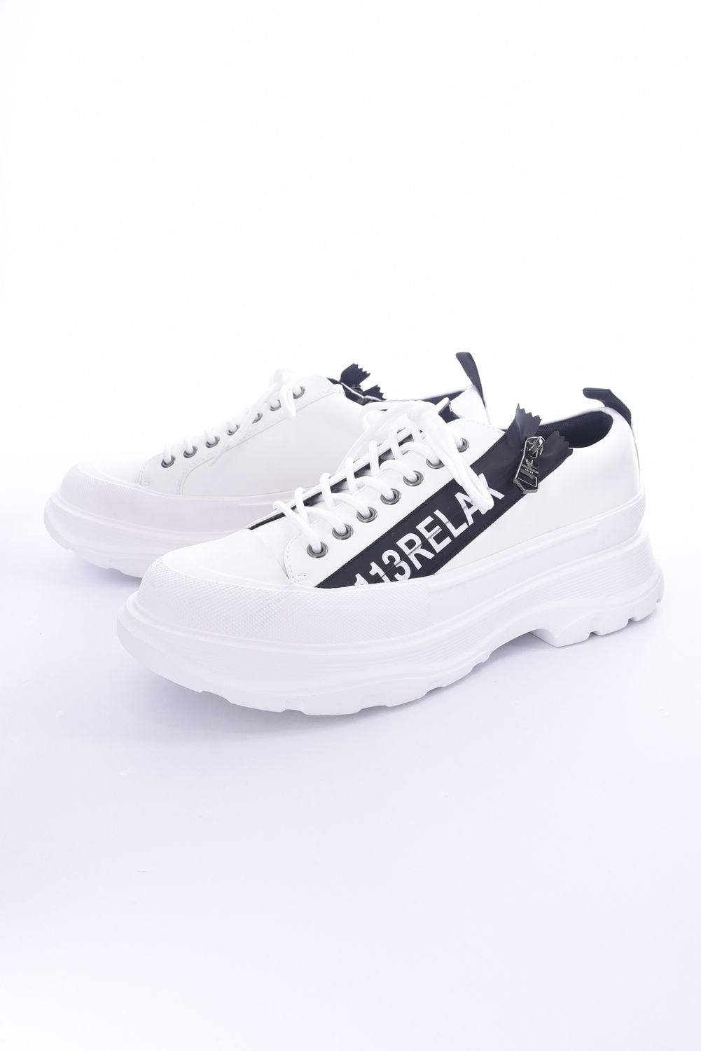 BIG SOLE SHOES / ブランドロゴ ビッグソール スニーカー ホワイト