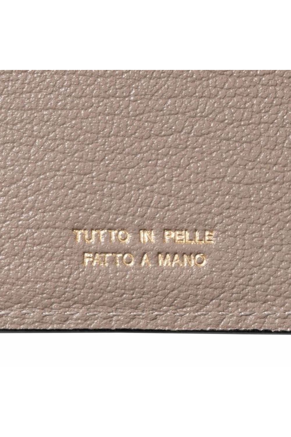 【残り1点】 CARD WALLET / LA501GT ゴートレザー 二つ折りスマートカードウォレット アクアティック / ベージュ