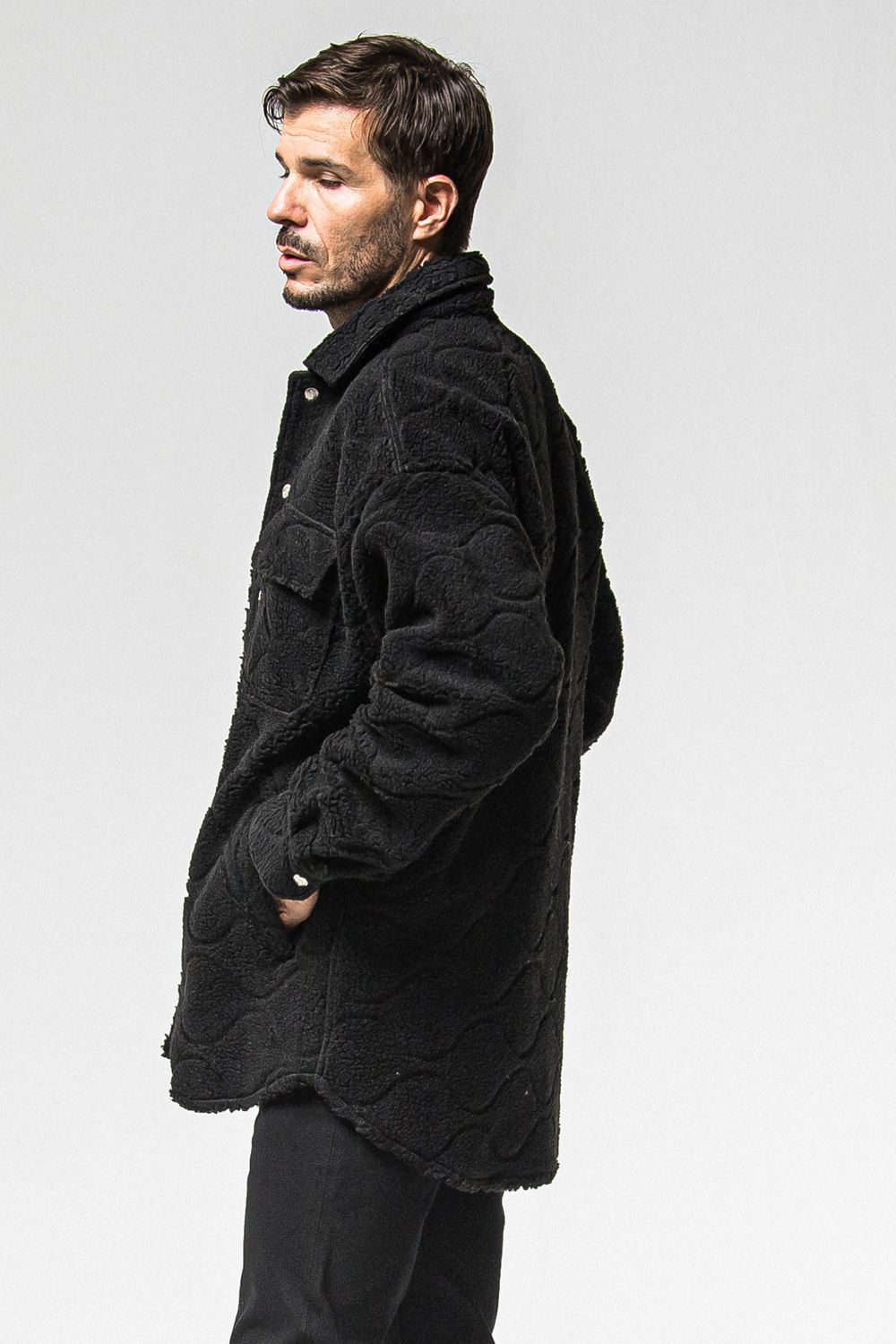 CPO  BOA SHIRTS JK  / ボア シャツ ジャケット (ブラック) (11月上旬入荷予定) ※オーダー締切：9月1日(月)18:00