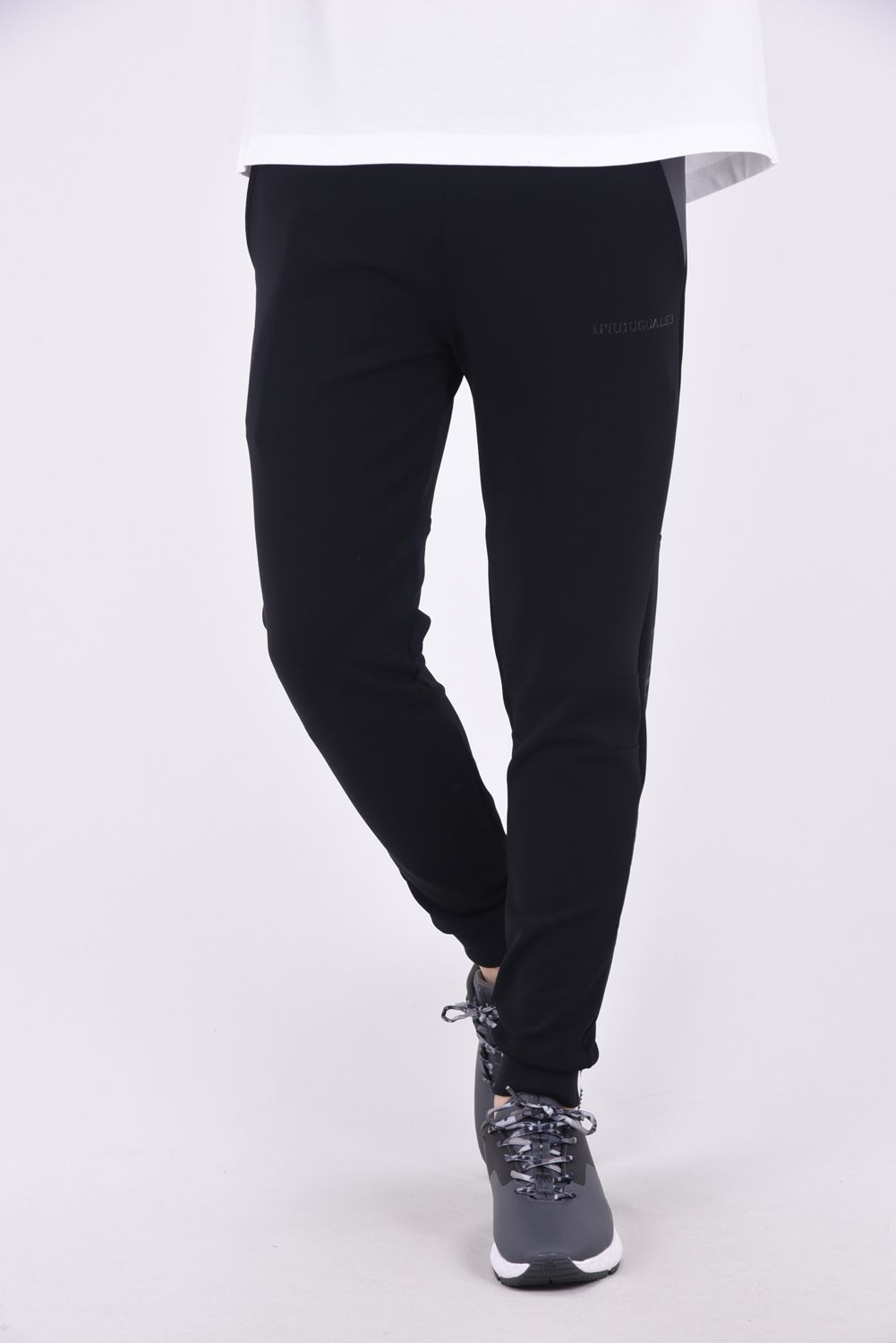 113SPORT HYPER JERSEY BIKER RIB / ジャージー バイカー リブパンツ ブラック