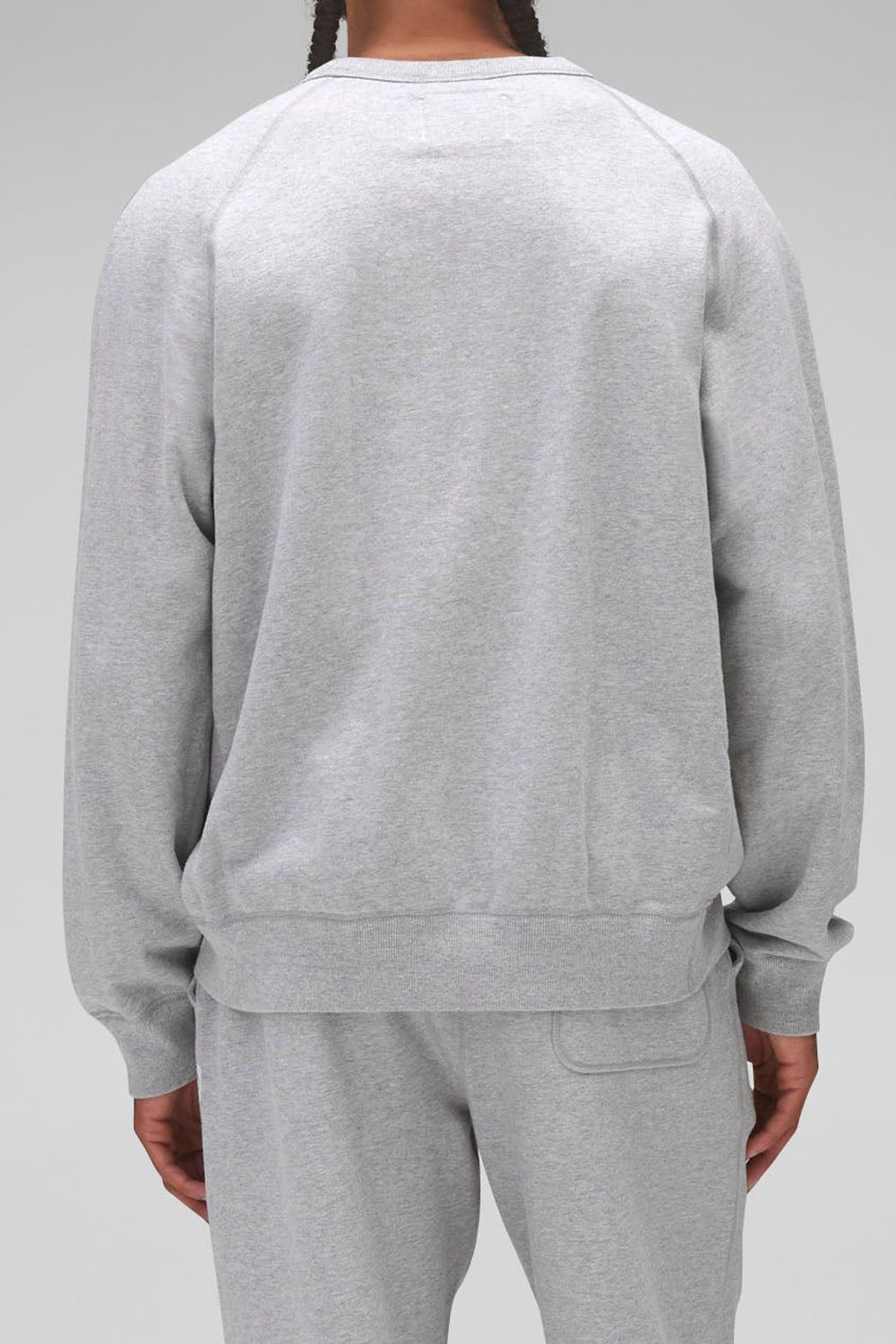 【国内正規品】【STANDARD FIT】 MIDWEIGHT TERRY CREWNECK / ミッドウェイト クルーネックスウェット (ヘザーグレー)