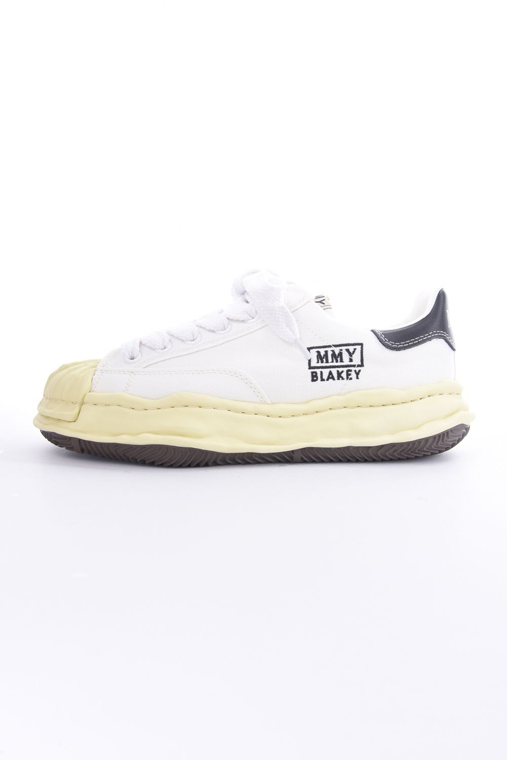 "BLAKEY"LOW/original color sole canvas Low-Top / オリジナルソール キャンバス ローカットスニーカー ホワイト