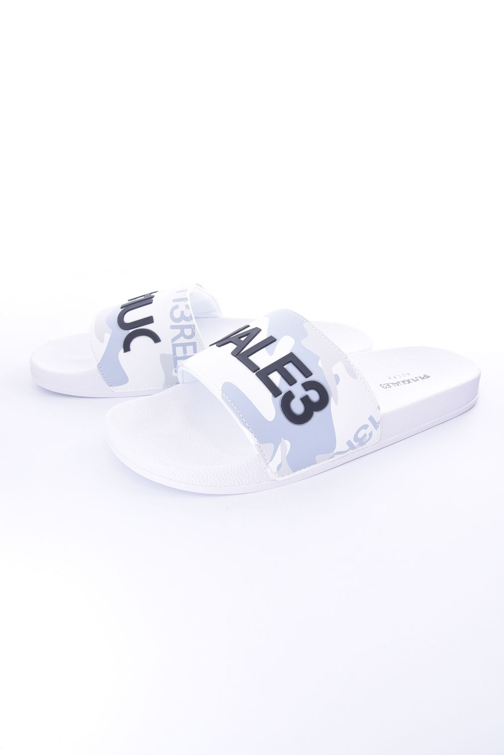 CAMO PATTERN SANDALS / ロゴ オリジナルカモフラ柄 シャワーサンダル ホワイトカモ