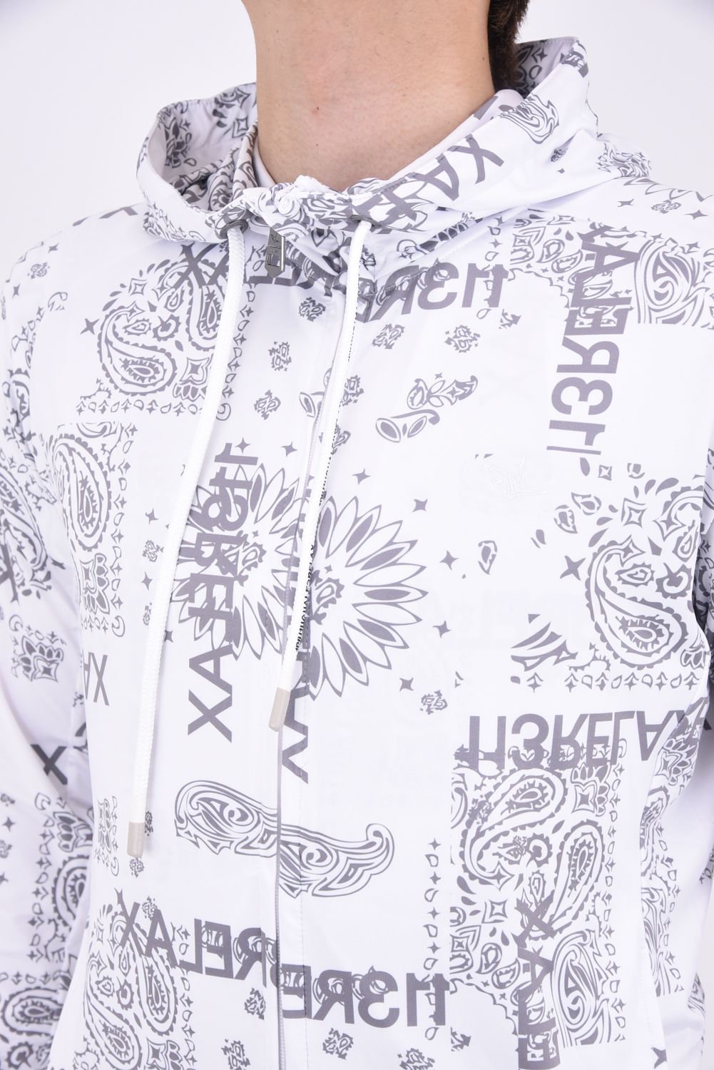 1PIU1UGUALE3 RELAX - ALOHA PAISLEY HOODIE / ペイズリー柄