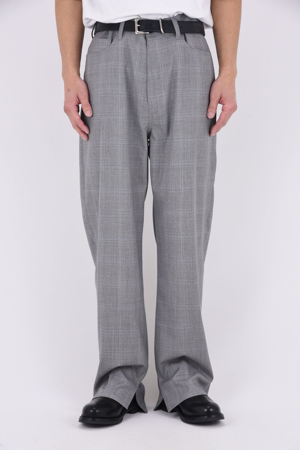 SUMMER WOOL 5-POCKT PANTS / サマーウール 5ポケット パンツ (チェック）