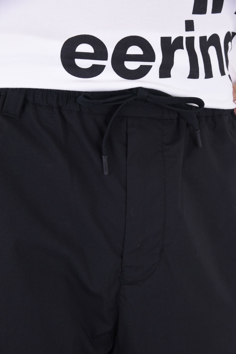 WR TAPERED CROPPED PANTS / テーパード クロップド パンツ ブラック