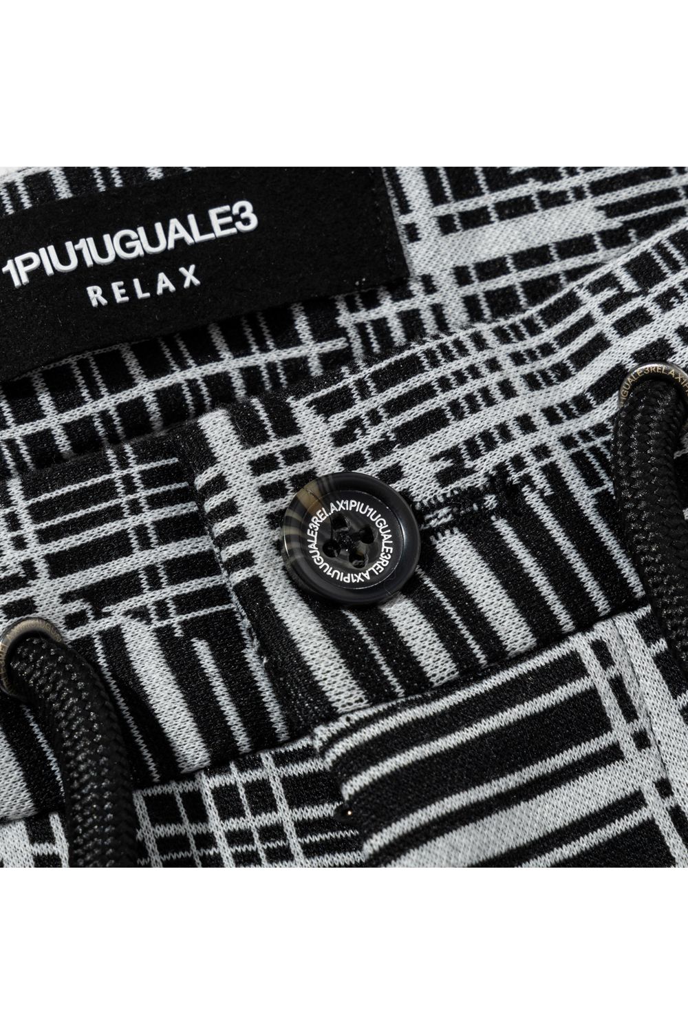 【26SS】 GEOMETRIC CLASSIC JACQUARD SLACKS / ジオメトリック総柄 イージースラックス (ブラック) (2月上旬入荷予定)