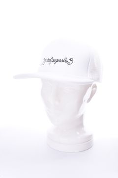 【ポイント10倍】 113 MESH CAP / チェーンロゴ 刺繍 メッシュキャップ ホワイト
