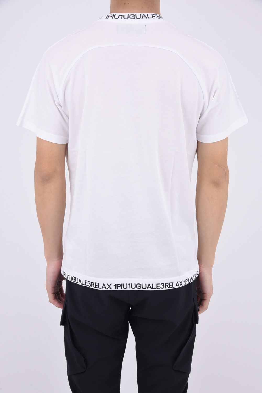 COLLAR LOGO T-SHIRT / ネックロゴ 半袖Tシャツ ホワイト