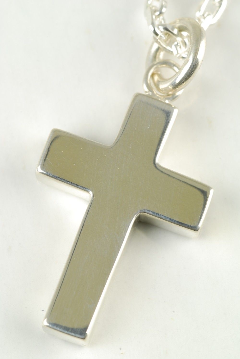 『cross w/CZ necklace』