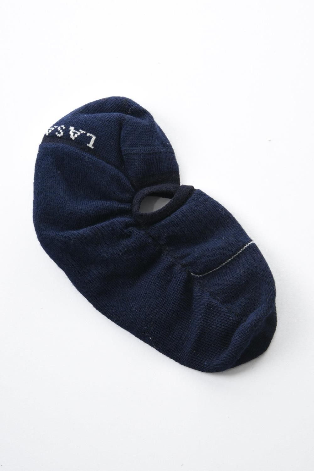 LA SABBIA SOCKS / イタリア製 シューズイン ソックス ネイビー