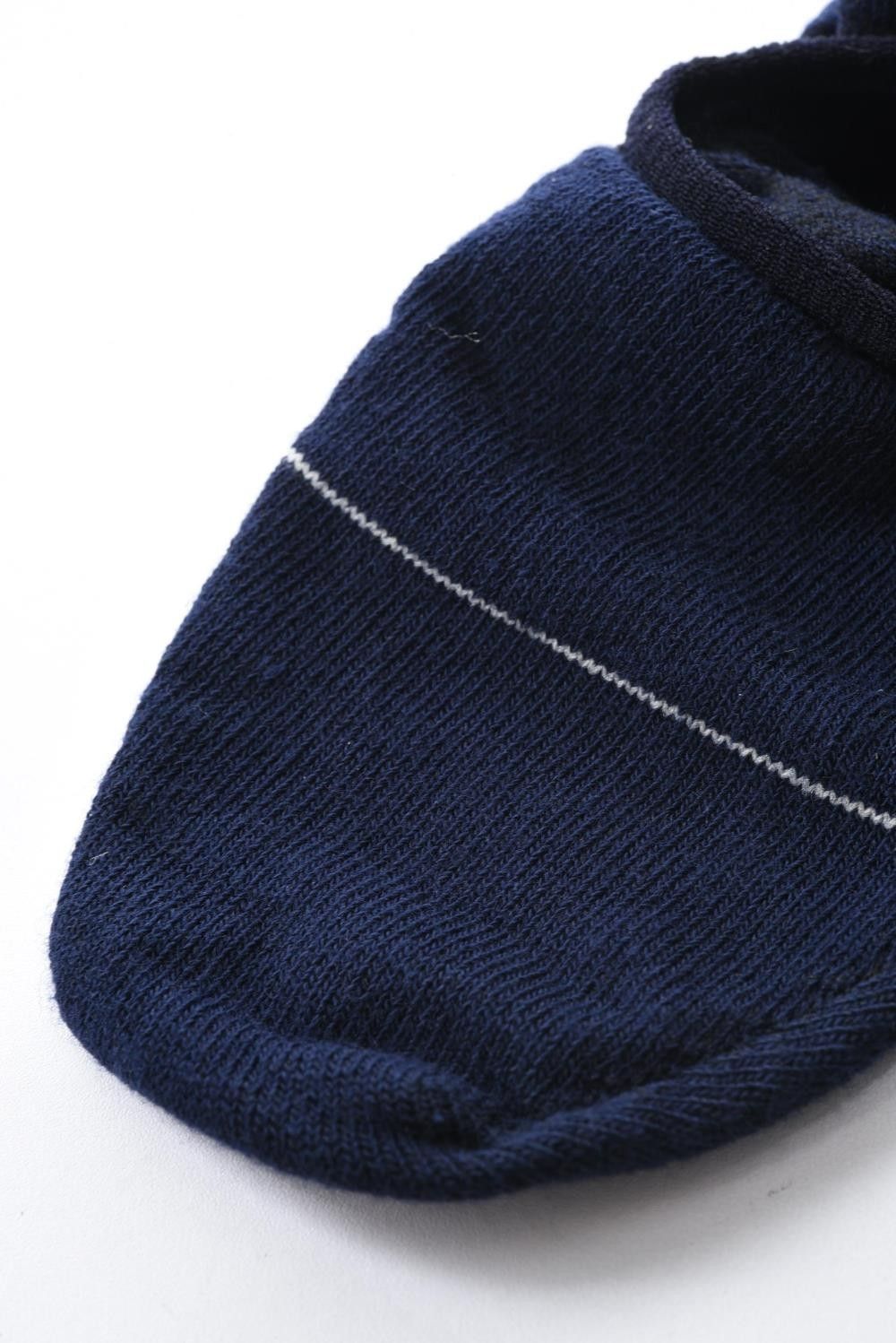 LA SABBIA SOCKS / イタリア製 シューズイン ソックス ネイビー