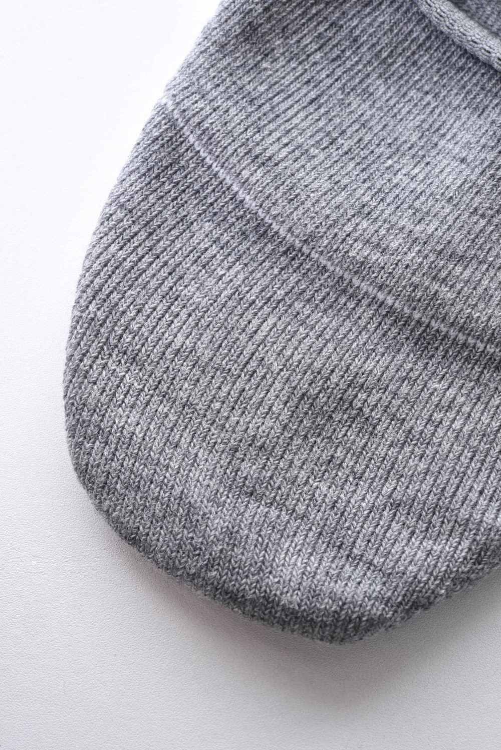 LA SABBIA SOCKS / イタリア製 シューズイン ソックス グレー