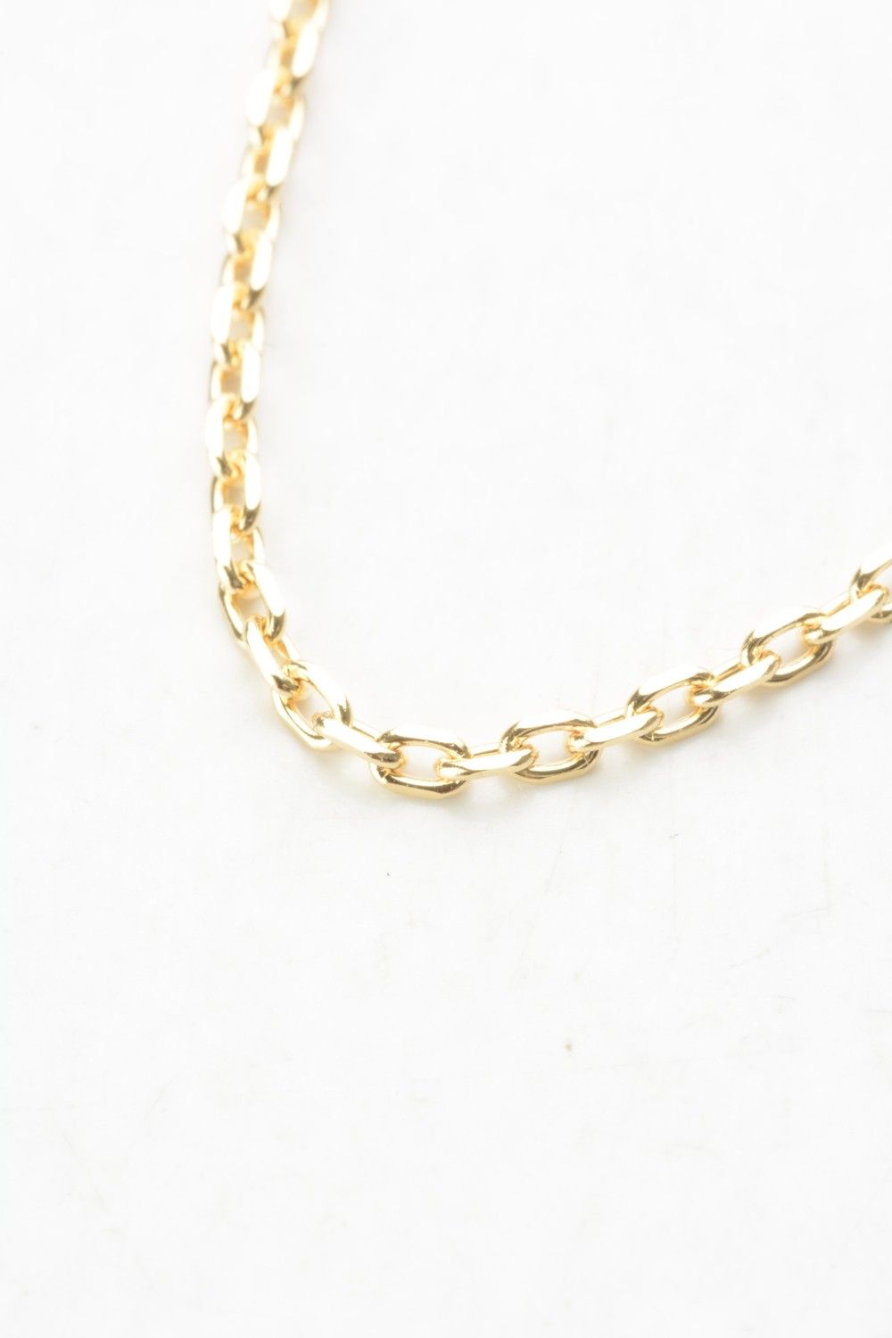 18k YELLOW GOLD1.4mm カットアズキチェーン