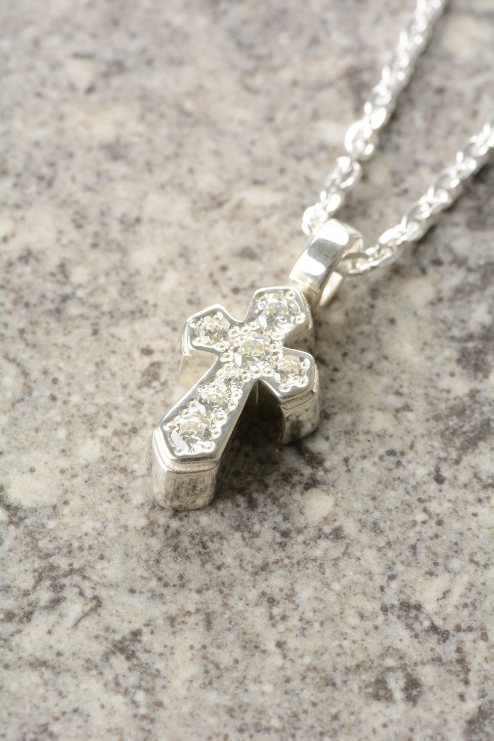 Thick Cross Necklace