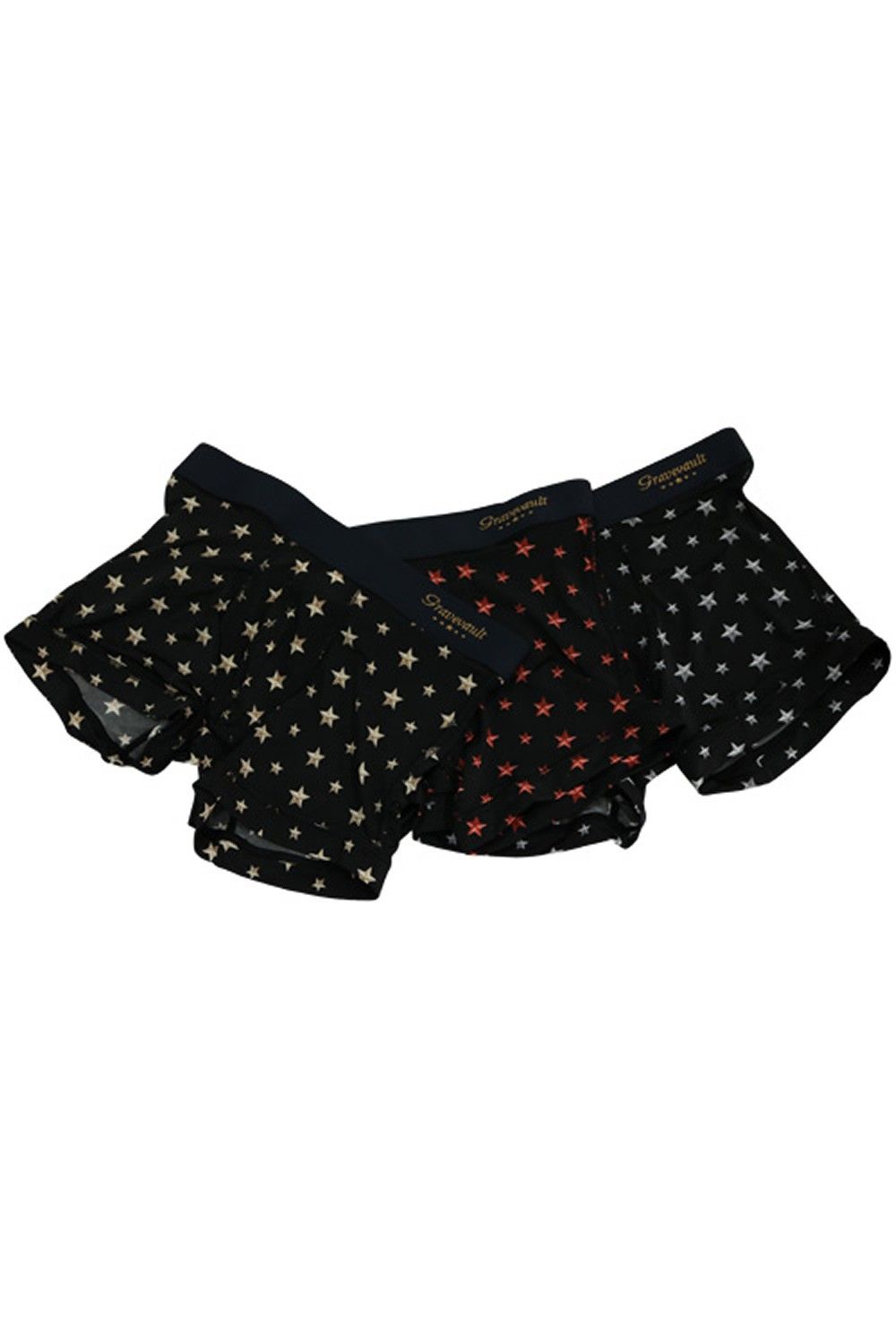 Star Studs Short Boxer - シルバー