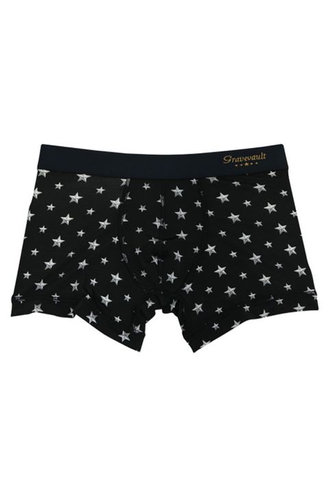Star Studs Short Boxer - シルバー