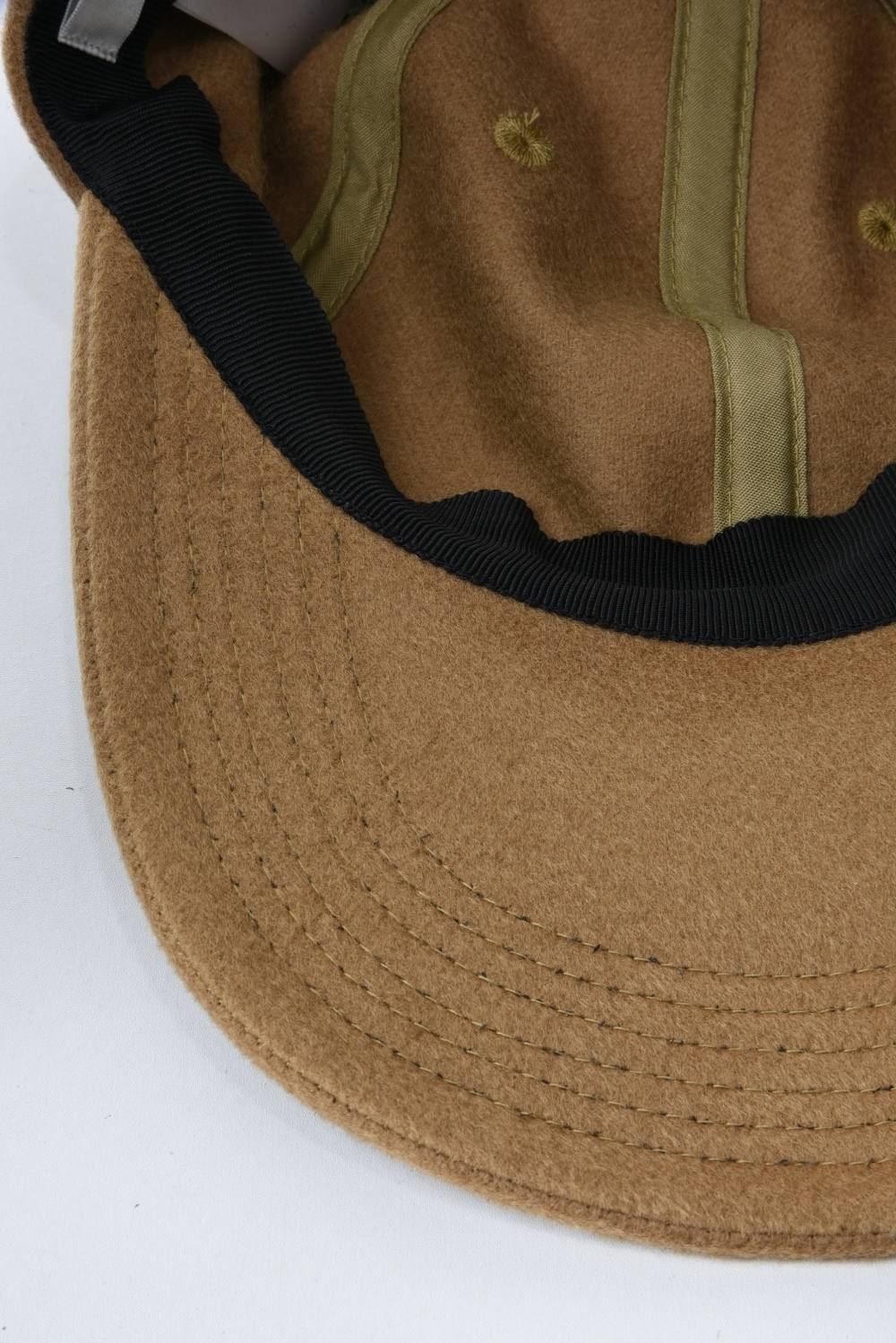6 PANEL BASEBALL CAP / カシミア ベースボールキャップ