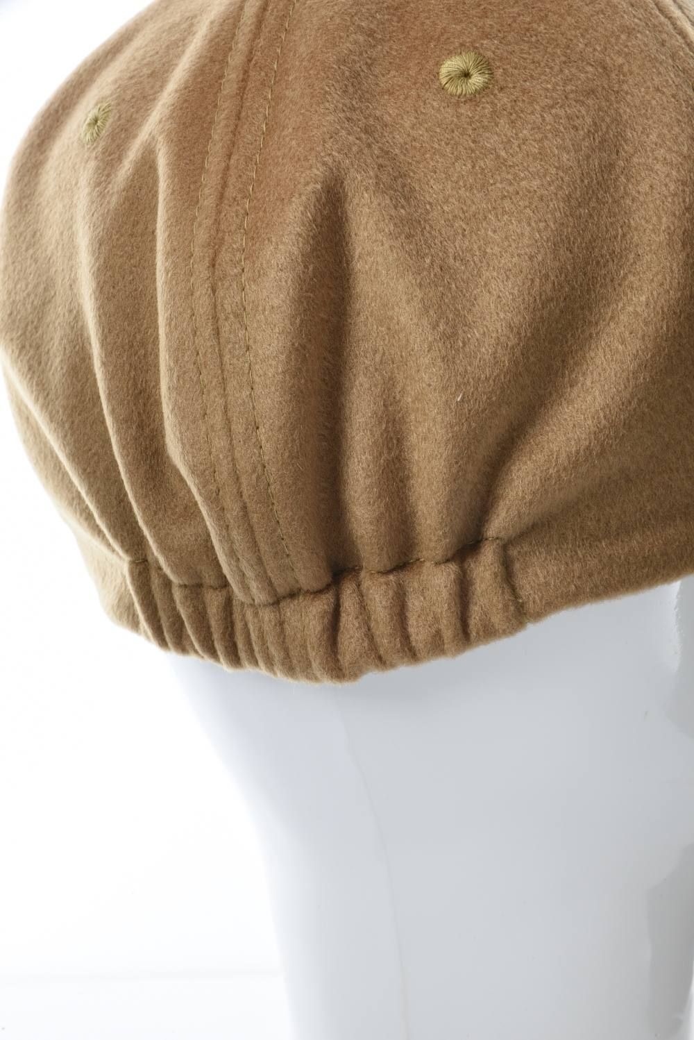 6 PANEL BASEBALL CAP / カシミア ベースボールキャップ