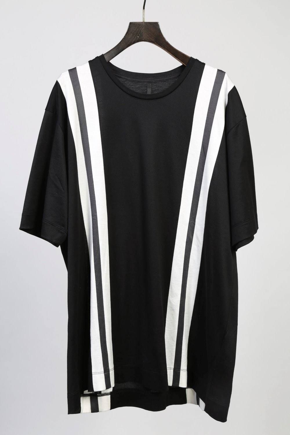 PRINT INNER LS (LOGO) / 2WAYストレッチ ペイント インナーロングスリーブ ホワイト / イエロー