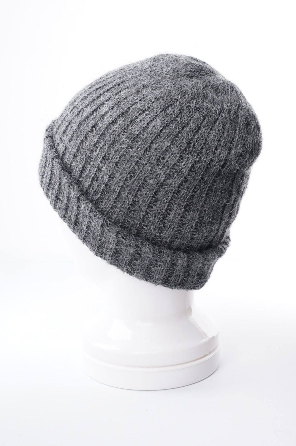 KNIT CAP / アルパカ ニットキャップ グレー