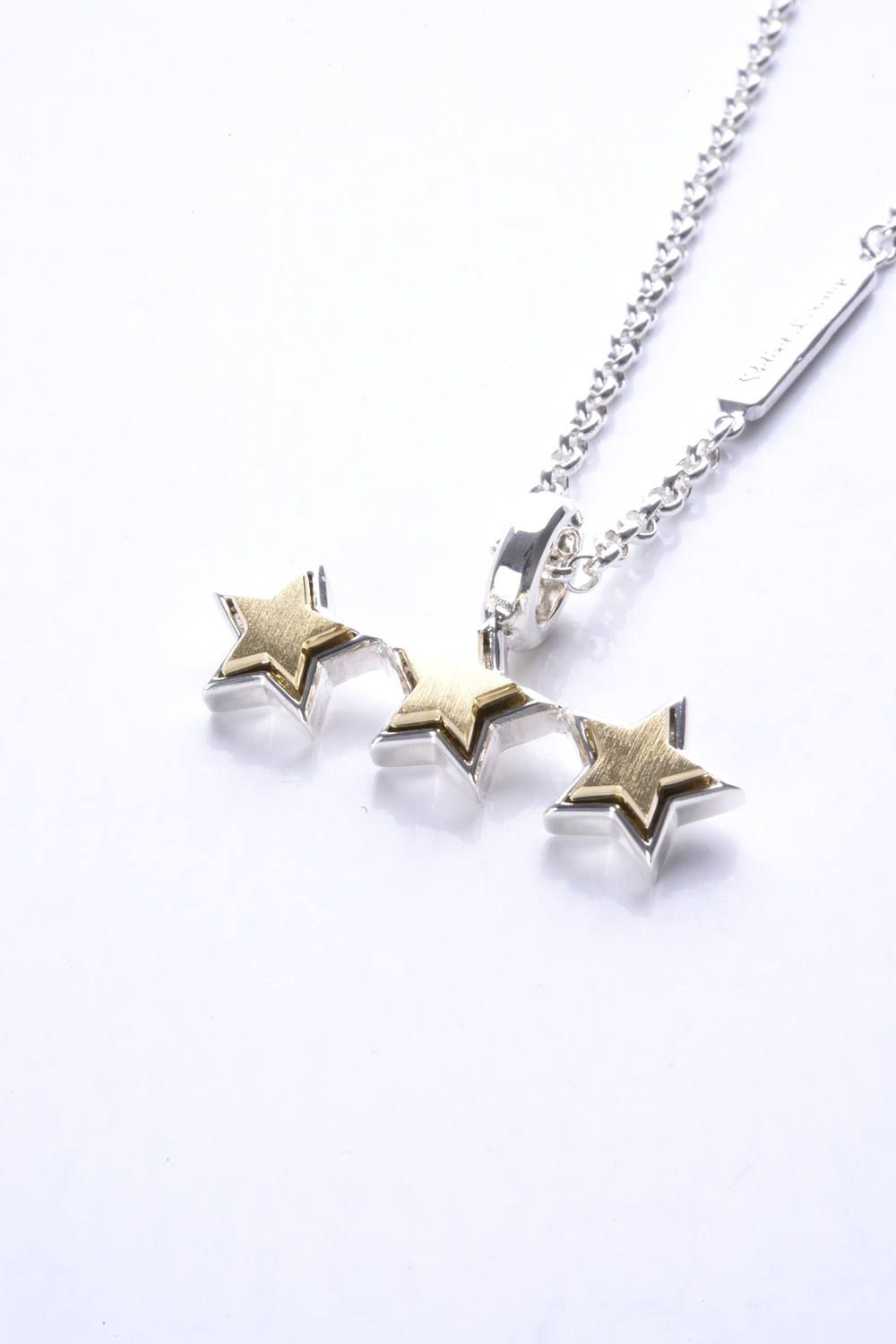 Novel 3Star Charm Pendant