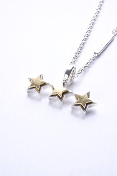 Novel 3Star Charm Pendant