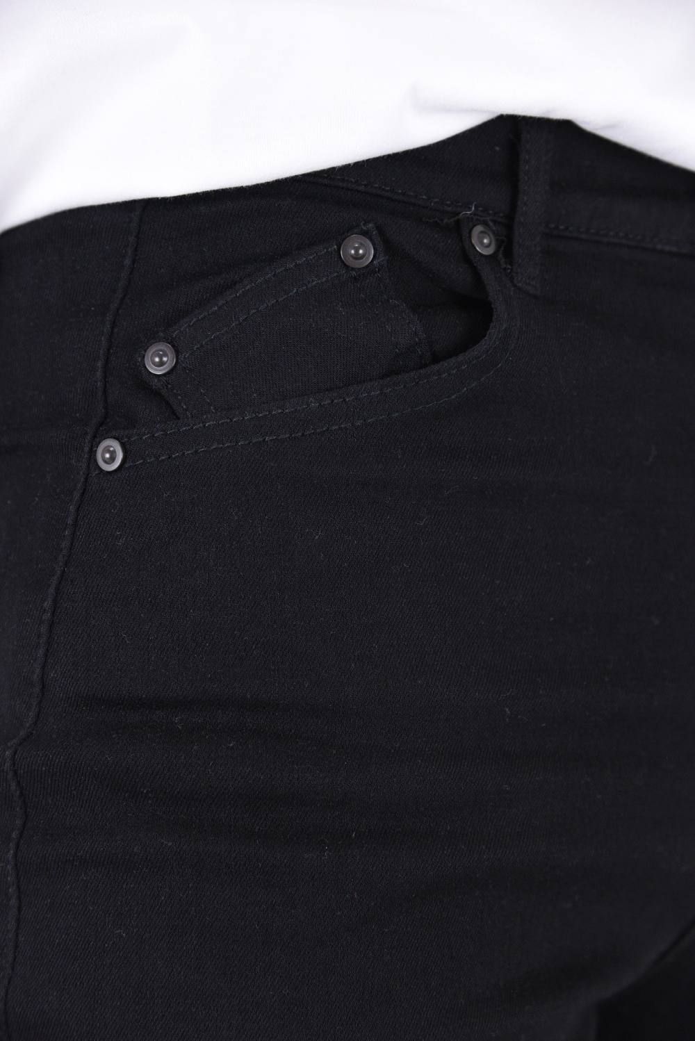 EXフィットデニム one wash barellina / ワンウォッシュ ストレッチ スキニーデニム ブラック