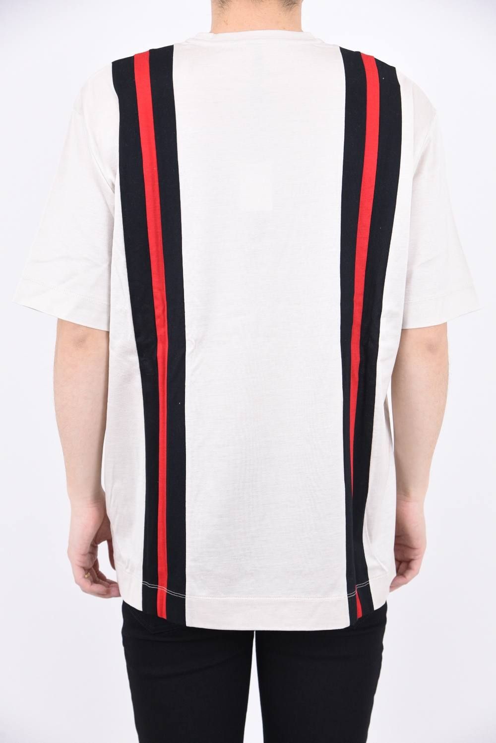 プライマリー天竺 stripe loose / ストライプ ルーズフィット カットソー ベージュ