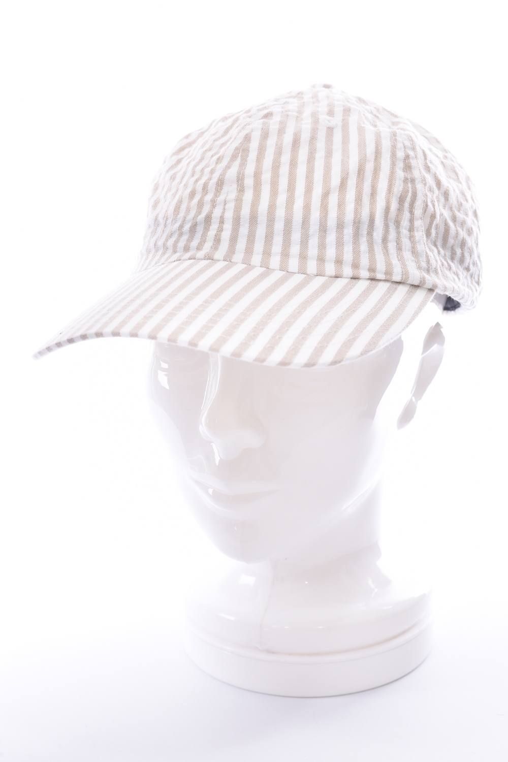 PUCKERING JET CAP / パッカリング シアサッカー ジェットキャップ ベージュ