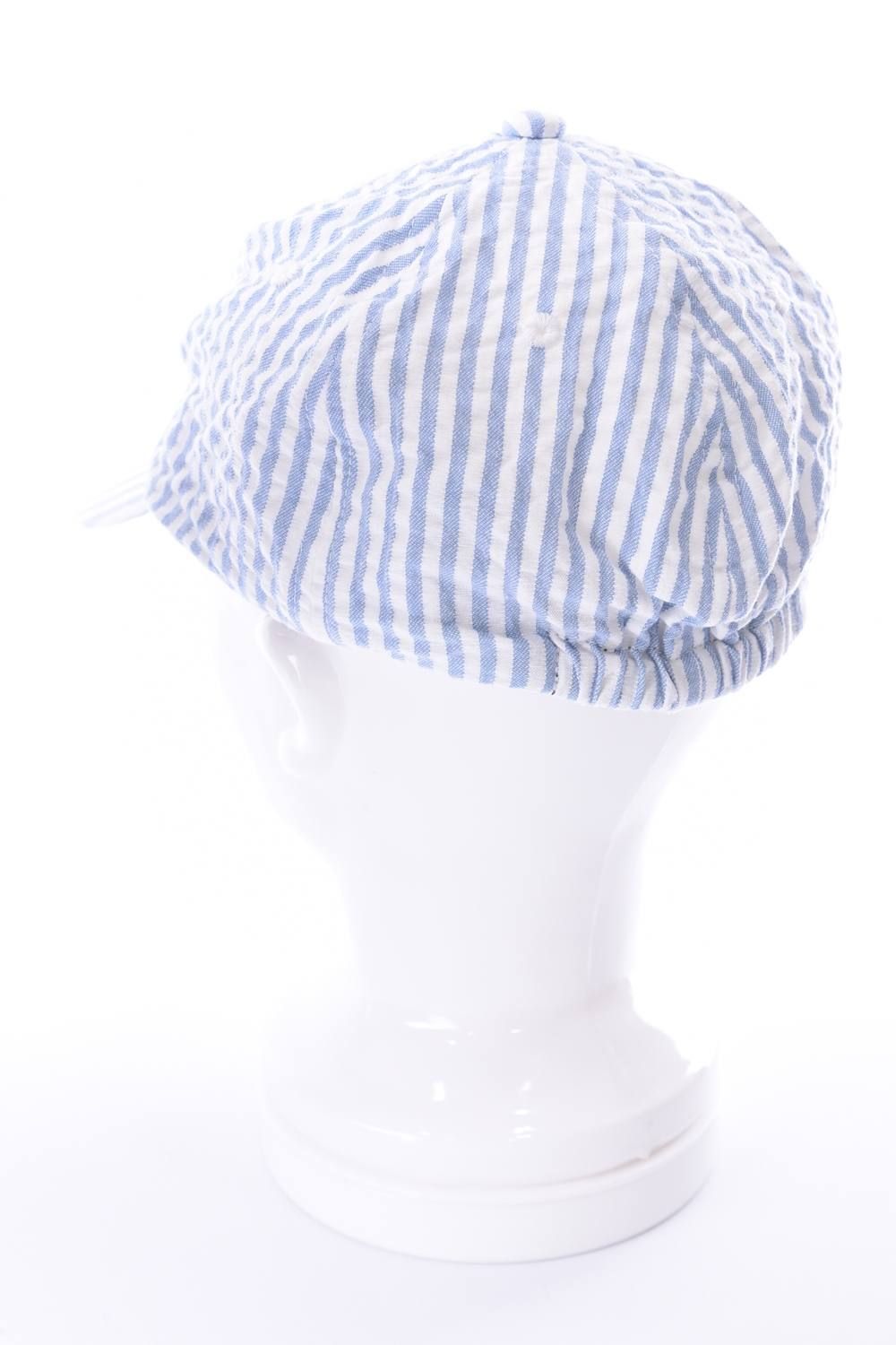 PUCKERING JET CAP / パッカリング シアサッカー ジェットキャップ ブルー