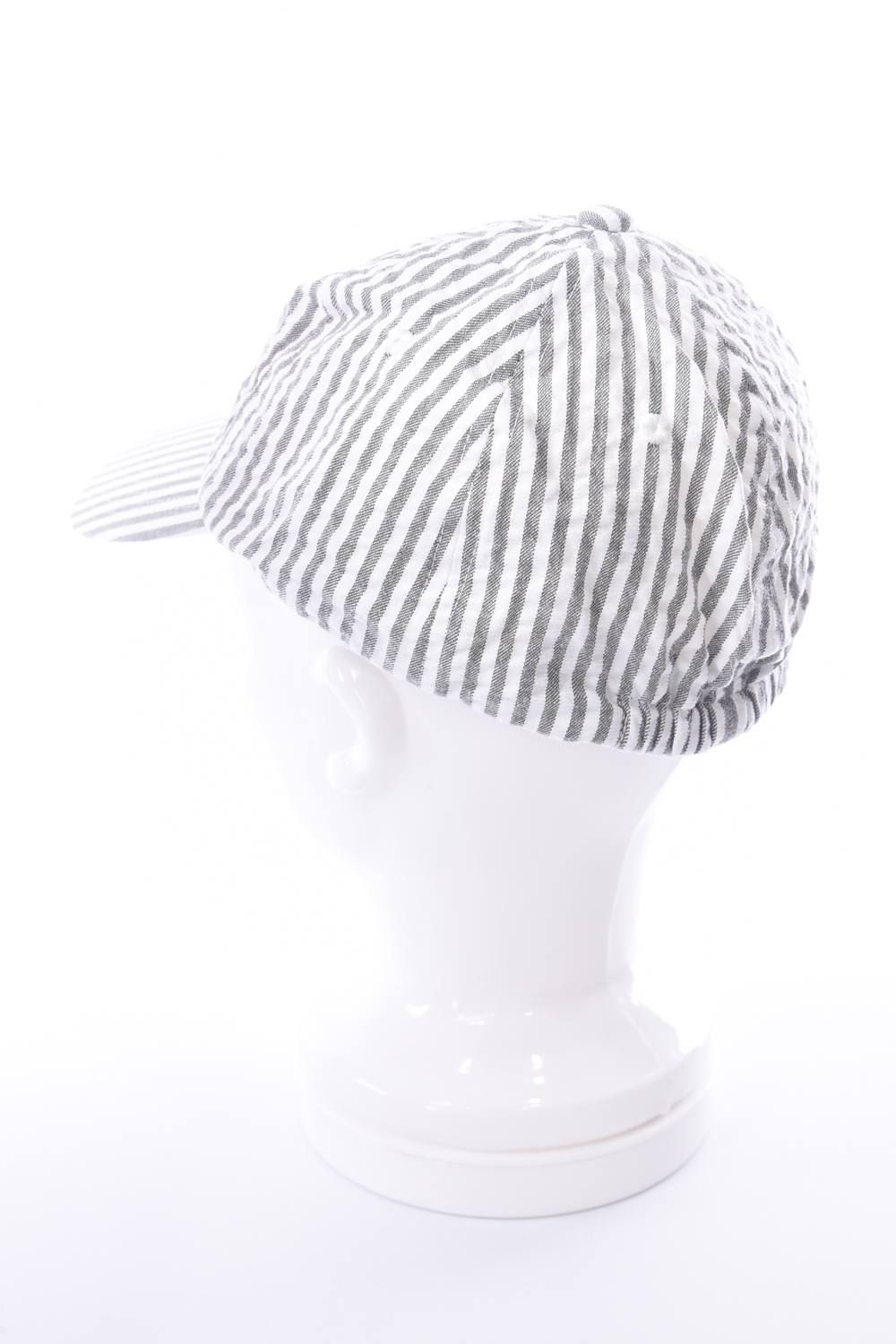 PUCKERING JET CAP / パッカリング シアサッカー ジェットキャップ グレー