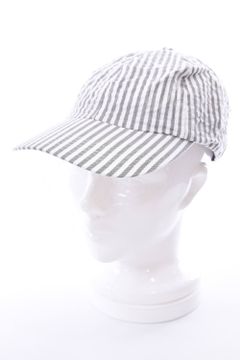 PUCKERING JET CAP / パッカリング シアサッカー ジェットキャップ グレー